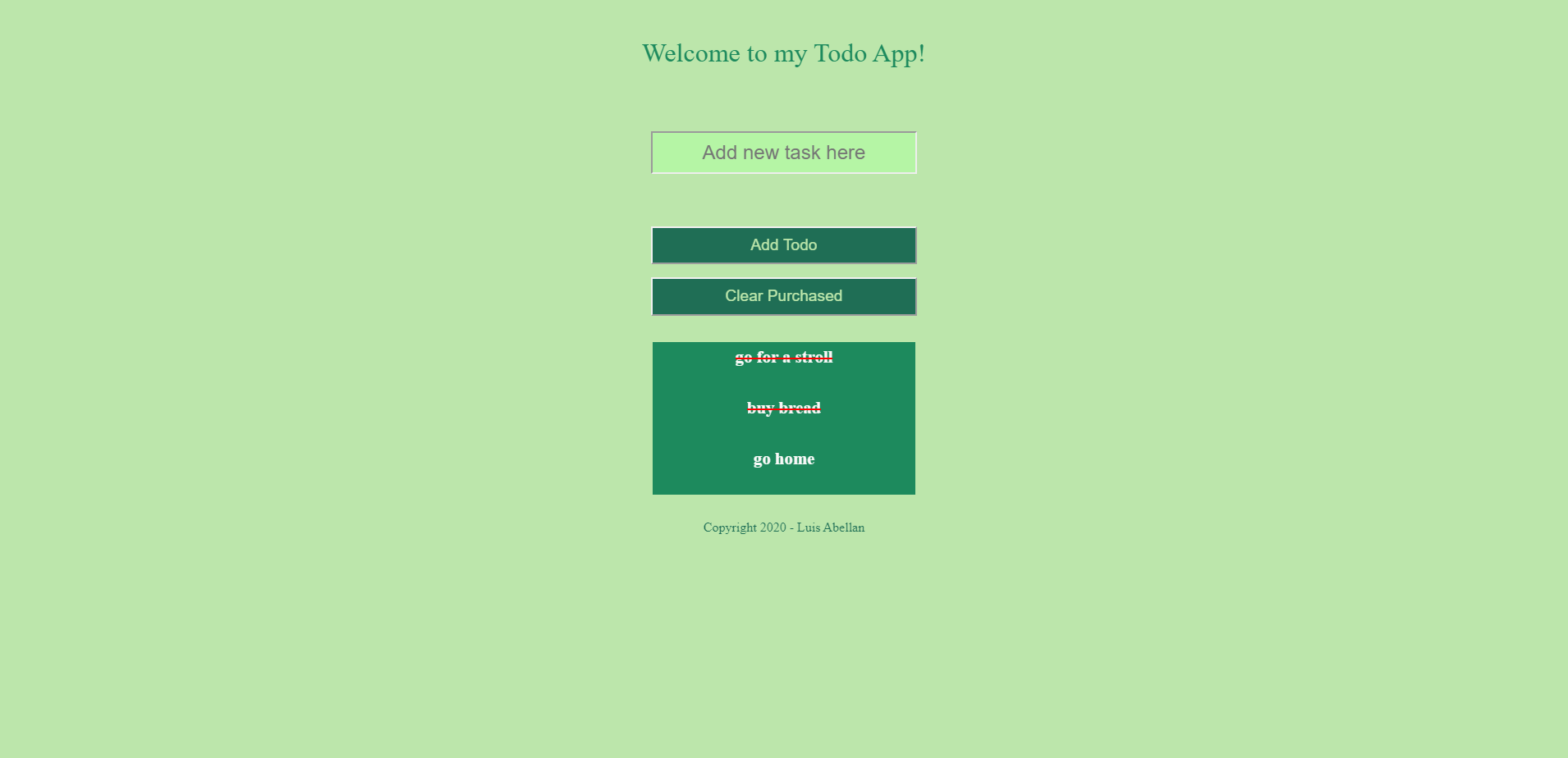 My Todo App